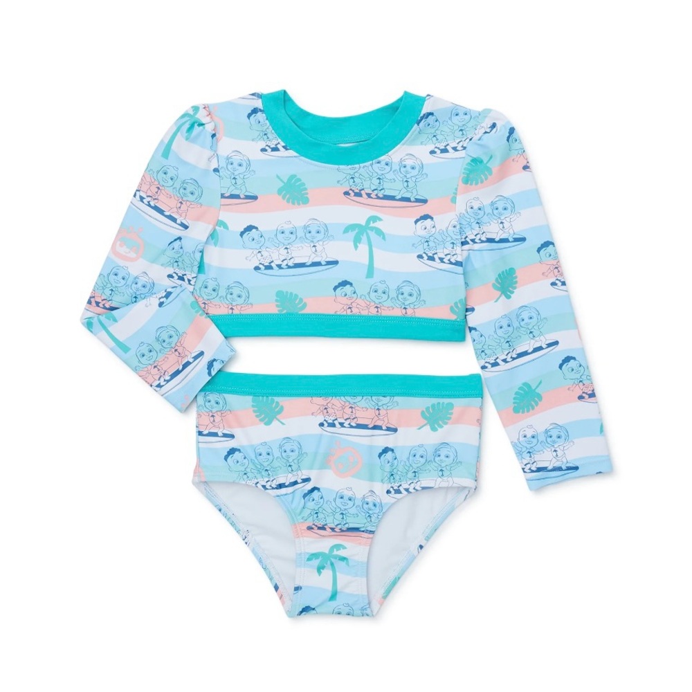 CoComelon Two-Piece Swimsuit size 2T